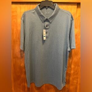 Van Heusen blue poly sports polo size XL New w/ tags